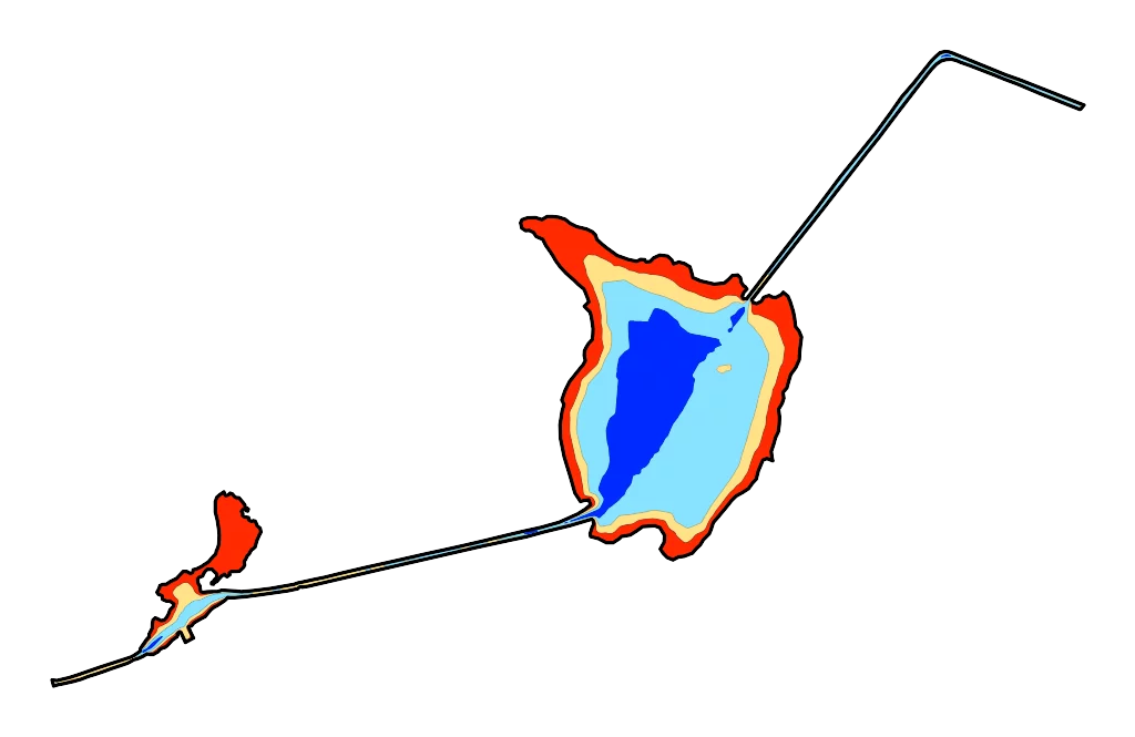 Kotek (Kotek Wielki) - Mapa batymetryczna