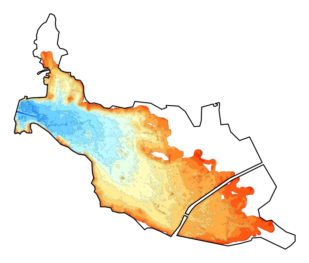 Siemianówka (Jezioro Siemianowskie) - Mapa batymetryczna