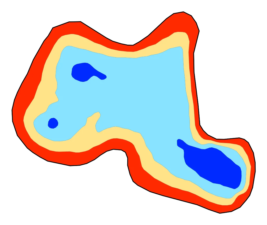 Chełm (Chełmno) - Mapa batymetryczna