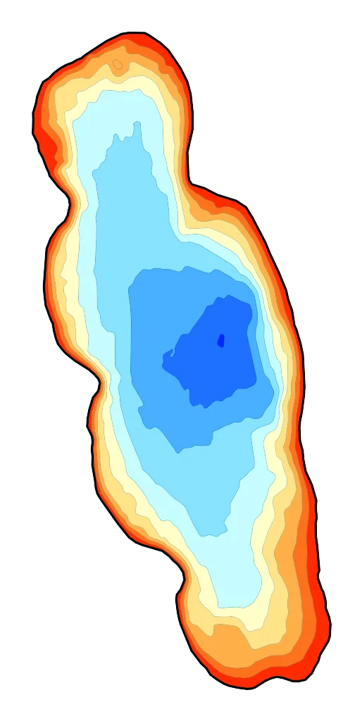 Karwowo (Karwie) - Mapa batymetryczna